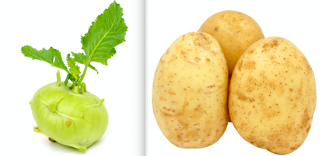 kaleráb vs zemiak