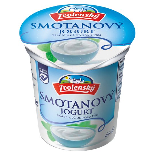 zvolenský smotanový jogurt