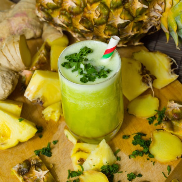 ananásové smoothie, Ananásové smoothie pre lepšie trávenie